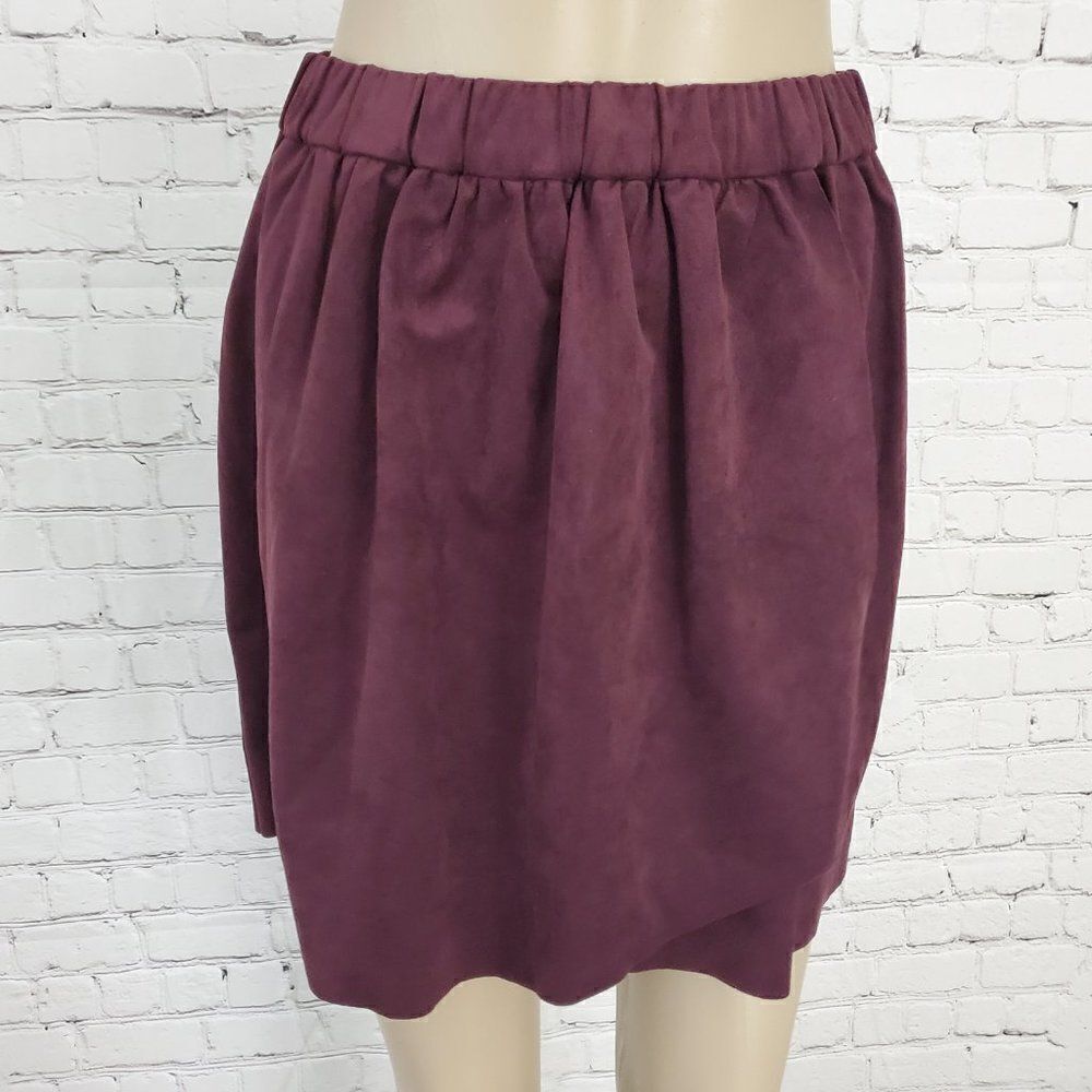 𝅺artitzia Wilfred Free Nescher Wrap Skirt Wine S